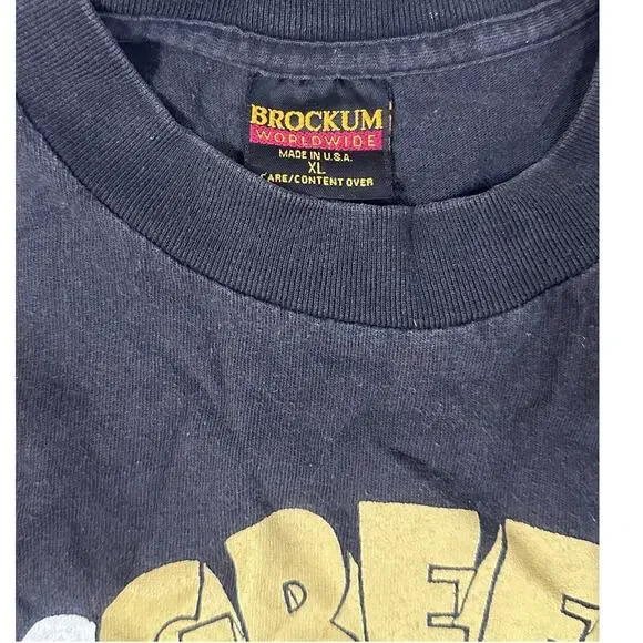 Green Day 1994 Dookie Tour Authentic Vintage Black Cotton Single Stitch Tee XL - Picture 4 of 7